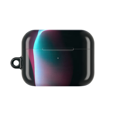 Neon Pixel Flow · Hard Case for AirPods & AirPods Pro · Black