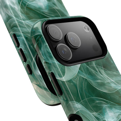 Translucent Aqua Flow · Tough 2.0 Magnetic Phone Case for iPhone · Teal