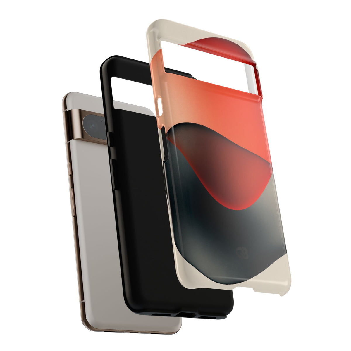 Translucent Crimson Form · Tough Phone Case for Pixel ·  Red