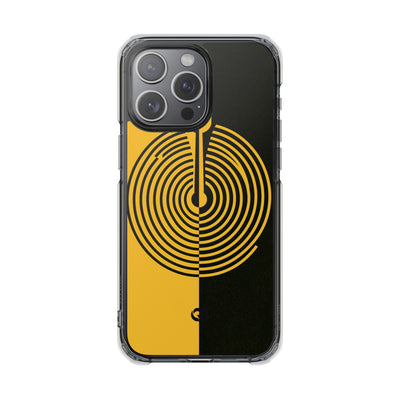 Yellow Impact MagSafe Phone Case for iPhone - Voltage Sector Pulse