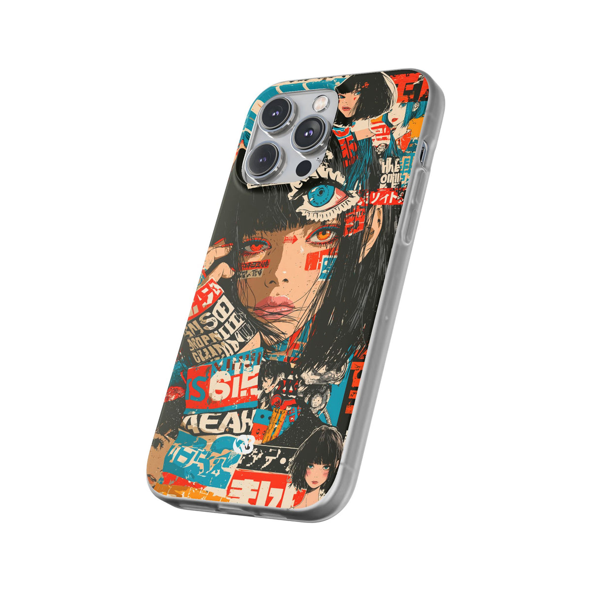 Shibuya Street Collage · Lite Phone Case for iPhone ·  Red