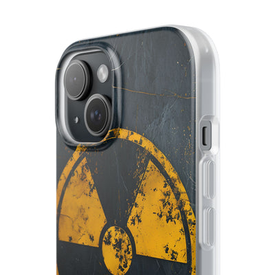 Industrial Decay Warning · Soft Phone Case for iPhone