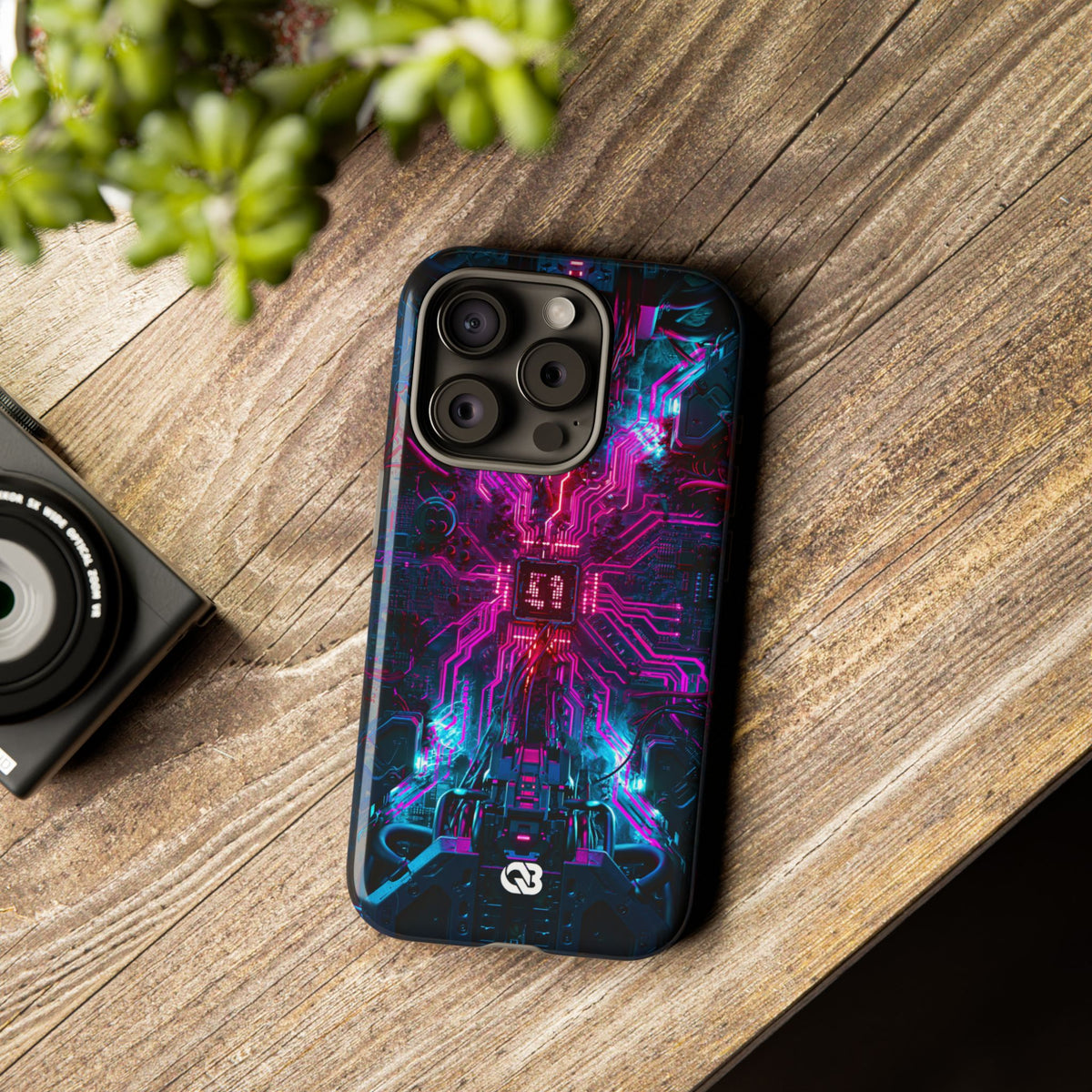 Neural Circuit Core · Tough Phone Case for iPhone · Black