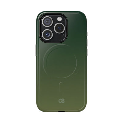 Green Tough 2.0 Magsafe Phone Case for iPhone - Shadow Moss Grain