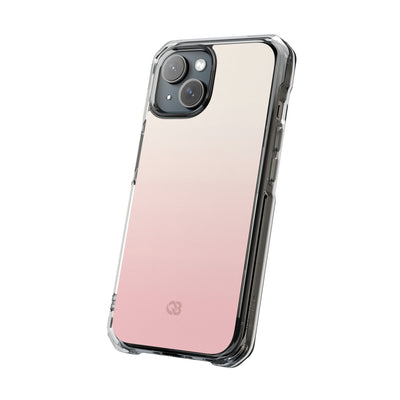 Pink Impact MagSafe Phone Case for iPhone - Frosted Blush Horizon