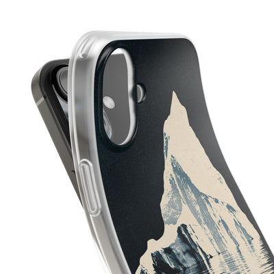 Blue Lite Phone Case for iPhone - Frozen Navy Monolith