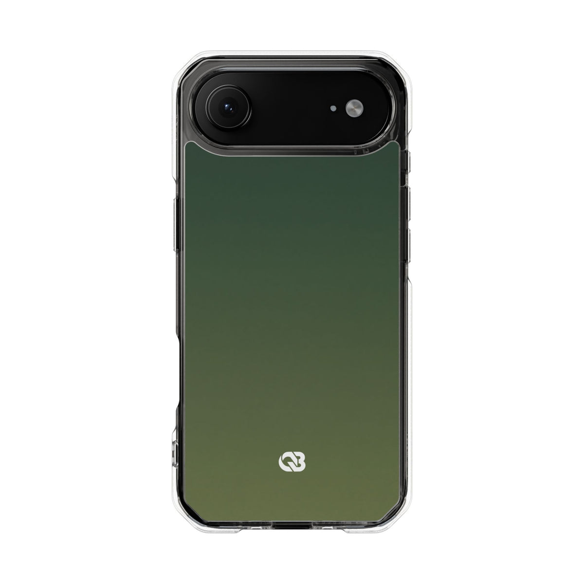 Evergreen Gradient · Clear Impact Magnetic Phone Case for iPhone ·  Green