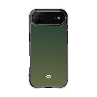 Evergreen Gradient · Clear Impact Magnetic Phone Case for iPhone ·  Green