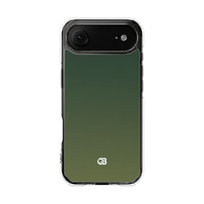 Evergreen Gradient · Clear Impact Magnetic Phone Case for iPhone ·  Green