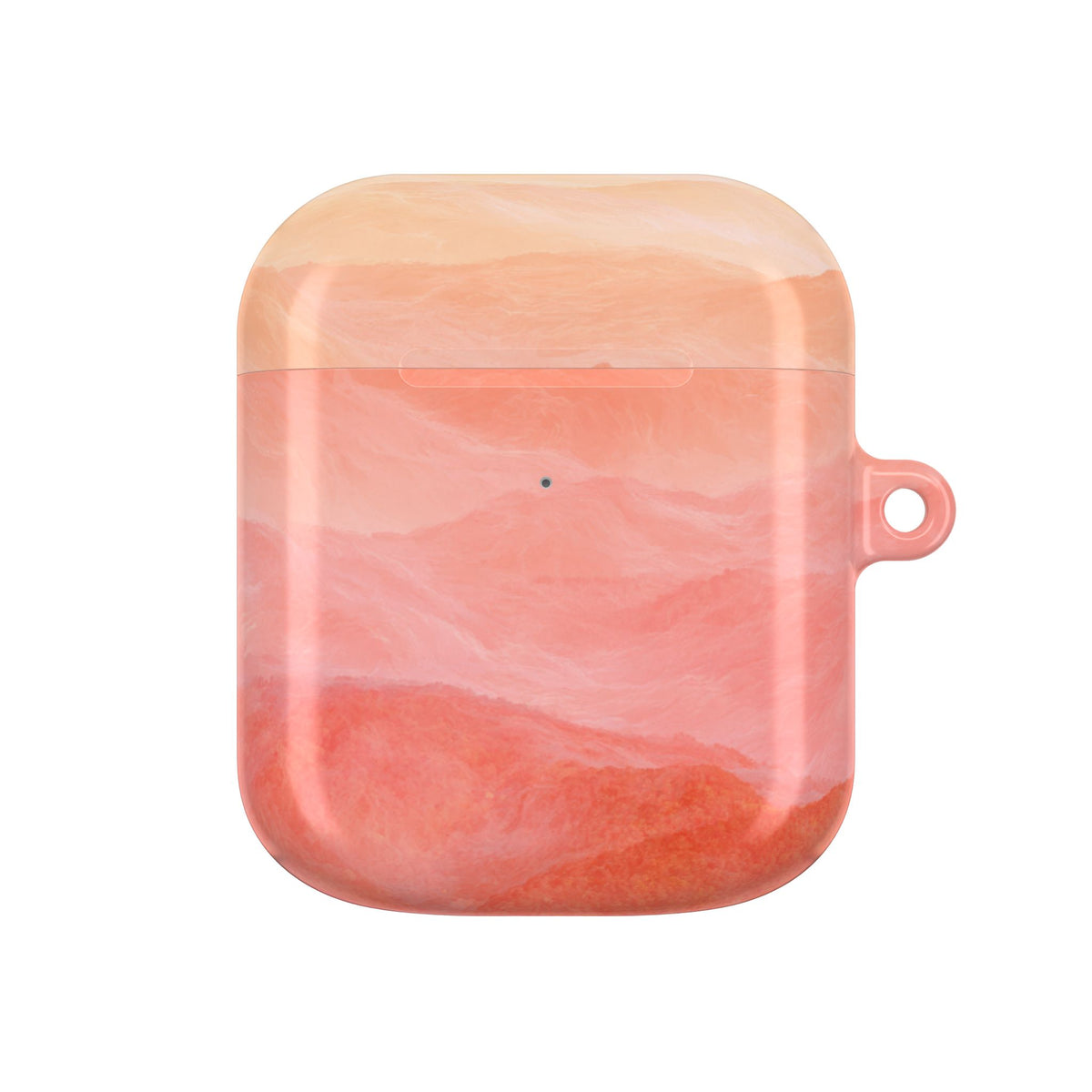 Alpenglow Ridge Vista · Hard Case for AirPods & AirPods Pro · Orange
