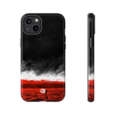 Crimson Horizon · Tough Phone Case for iPhone · Black
