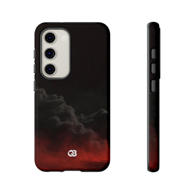 Crimson Fog Void · Tough Phone Case for Samsung · Black