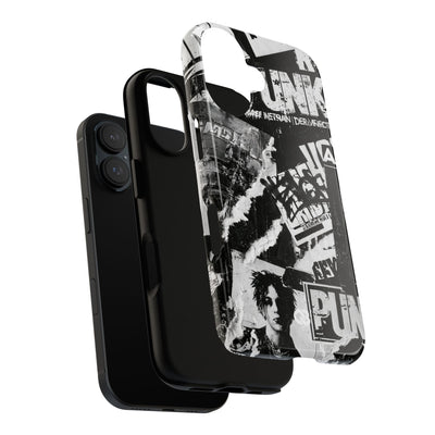 Underground Punk Collage · Tough Phone Case for iPhone · Black