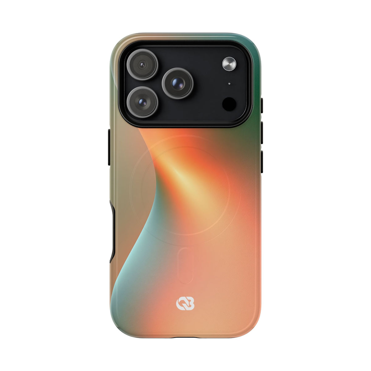 Radiant Contour · Tough 2.0 Magnetic Phone Case for iPhone · Orange