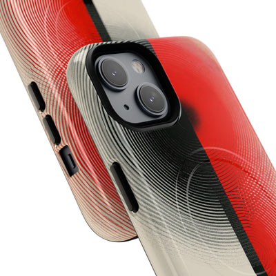 Red Tough 2.0 Magsafe Phone Case for iPhone - Split Signal Red