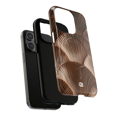 Rose Gilded Fan · Tough 2.0 Magnetic Phone Case for iPhone · Gold