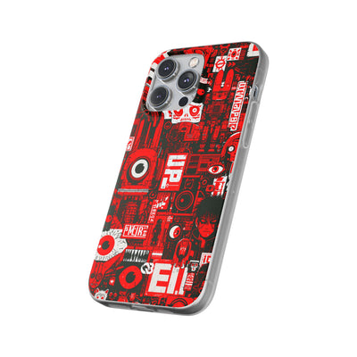 Neo Mecha Collage · Lite Phone Case for iPhone ·  Red