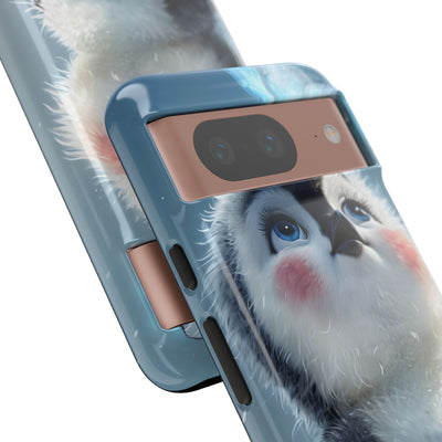 Frosty Penguin Glow · Tough Phone Case for Google Pixel
