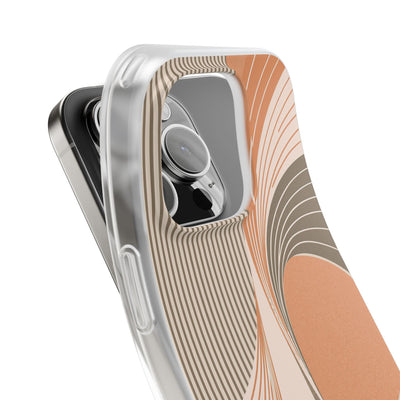 Orange Lite Phone Case for iPhone - Desert Arc Horizon