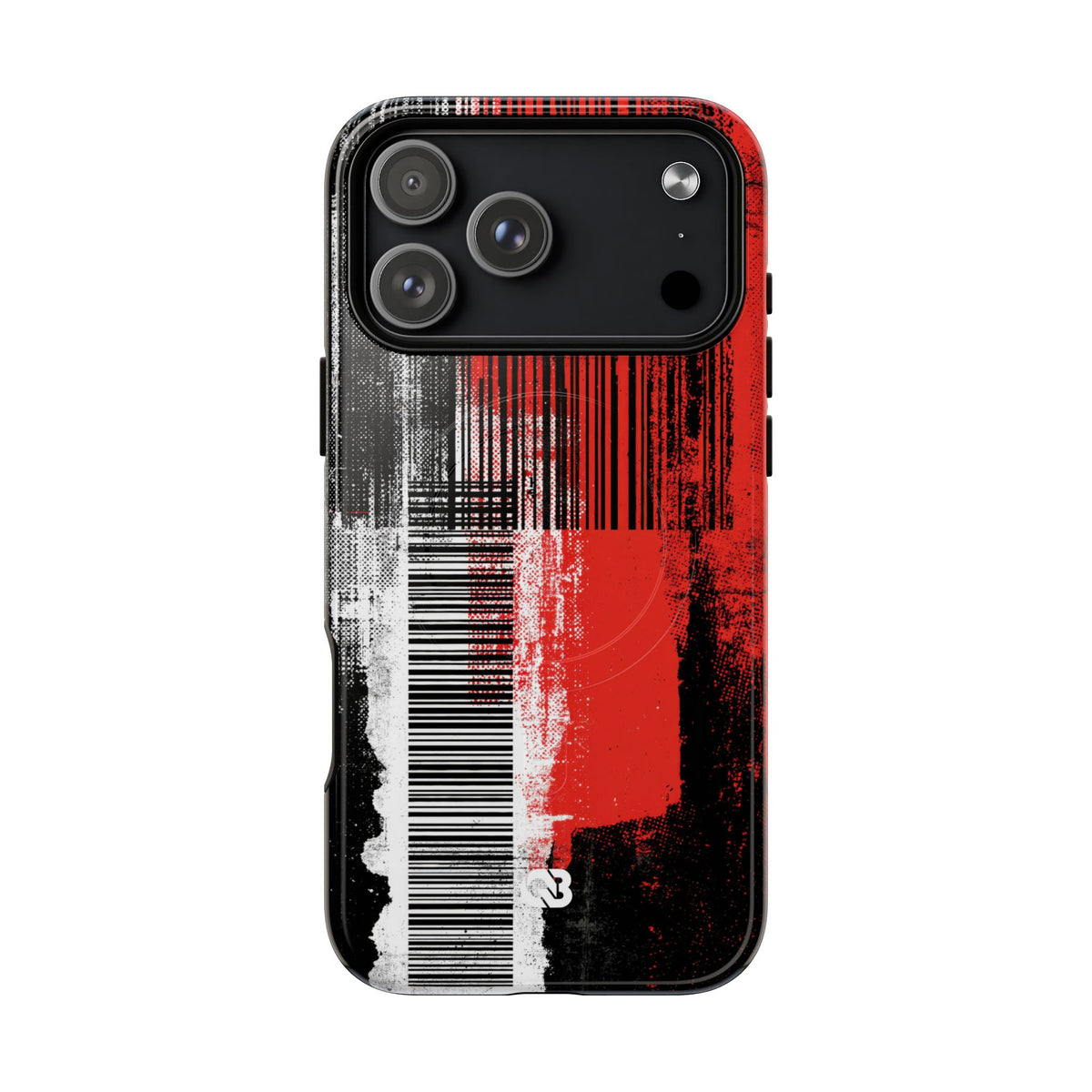 Distorted Barcode · Tough 2.0 Magnetic Phone Case for iPhone · Black