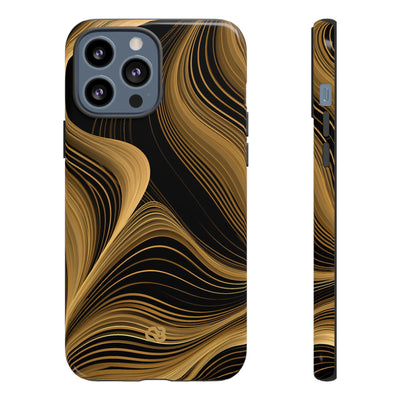 Gilded Strata · Tough Phone Case for iPhone · Gold