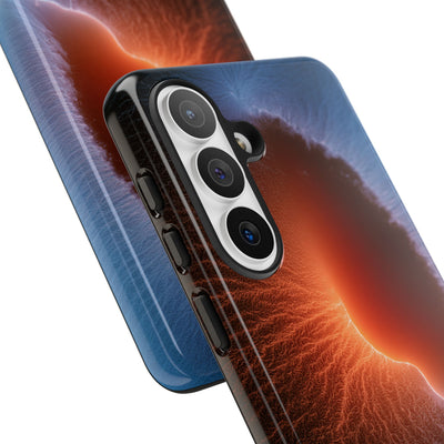 Thermal Aura Pulse · Tough Phone Case for Samsung · Blue