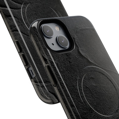 Obsidian Stucco Relief · Tough 2.0 Magnetic Phone Case for iPhone · Black