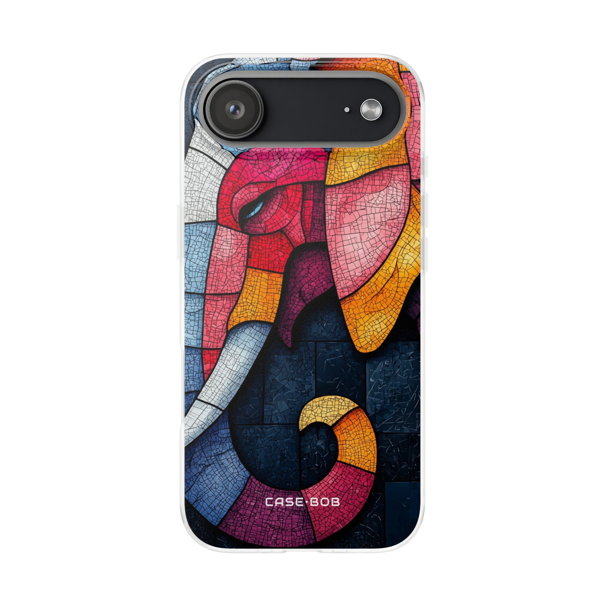Elephant Mosaic iPhone 17 Air Case - Soft - CASE•BOB