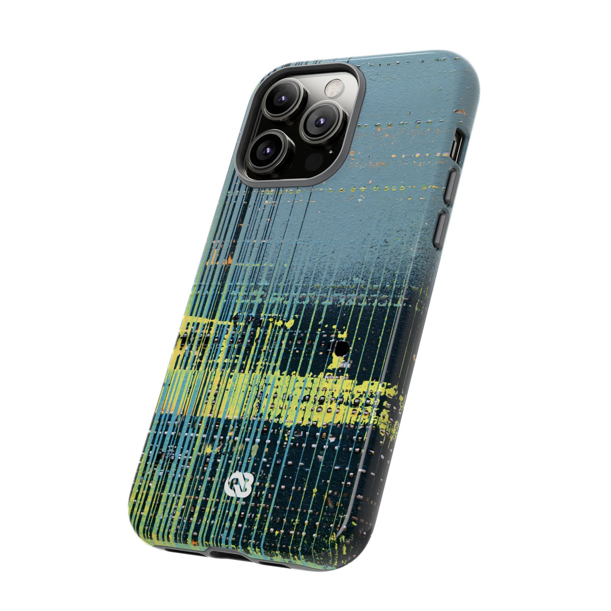 Acid Raster Circuit · Tough Phone Case for iPhone · Teal