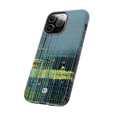 Acid Raster Circuit · Tough Phone Case for iPhone · Teal