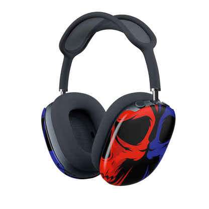 Dual Skulls RedBlue - AirPod Max Cover