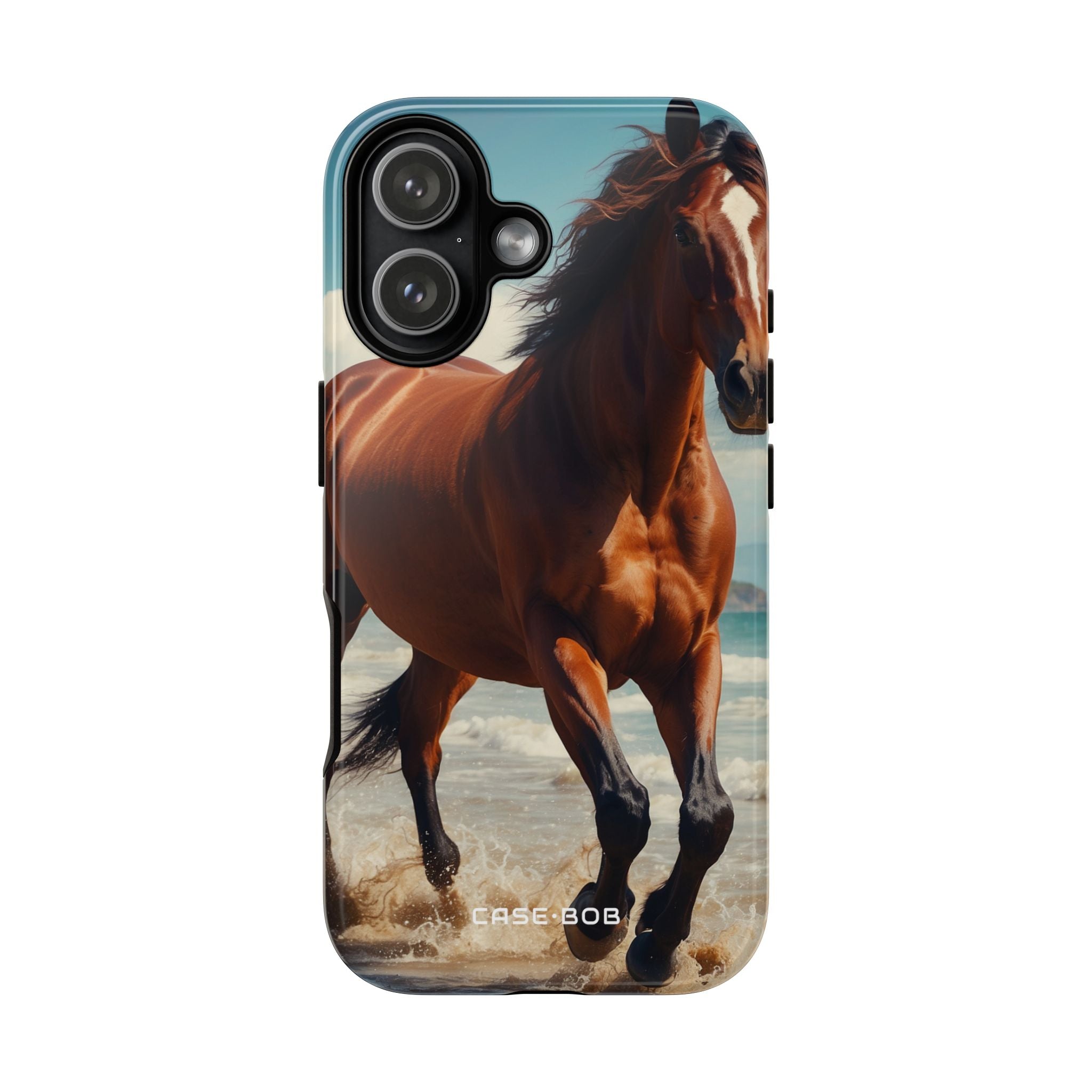 Blazing Horse iPhone 17 Case - Tough - CASE•BOB
