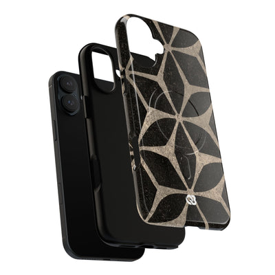 Concrete Mosaic Star · Tough 2.0 Magnetic Phone Case for iPhone · Black