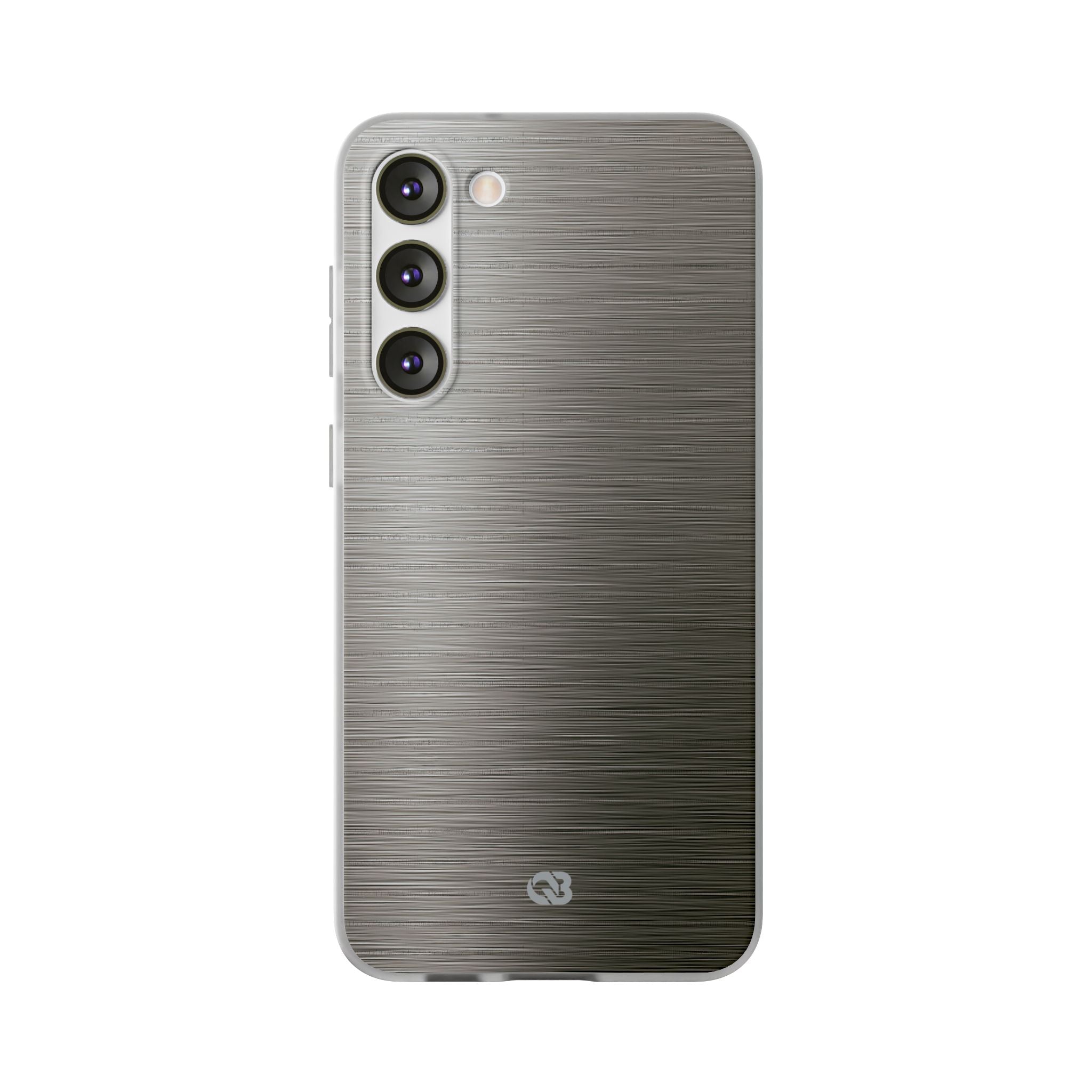 Grey Lite Phone Case for Samsung - Brushed Industrial Steel