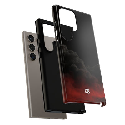 Crimson Fog Void · Tough Phone Case for Samsung · Black