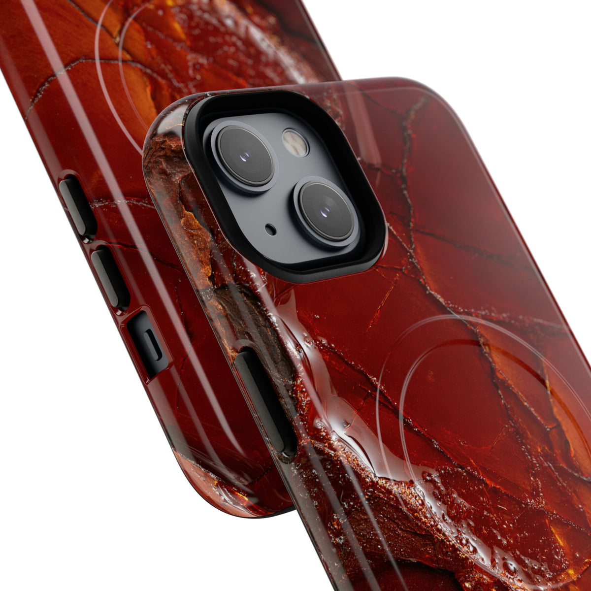 Amber Embrace · Tough 2.0 Magnetic Phone Case for iPhone · Brown