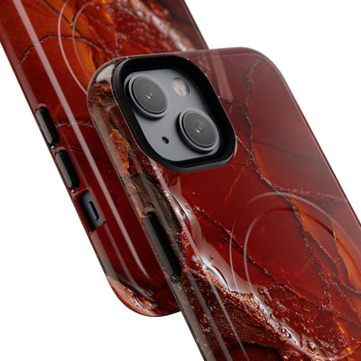 Amber Embrace · Tough 2.0 Magnetic Phone Case for iPhone · Brown