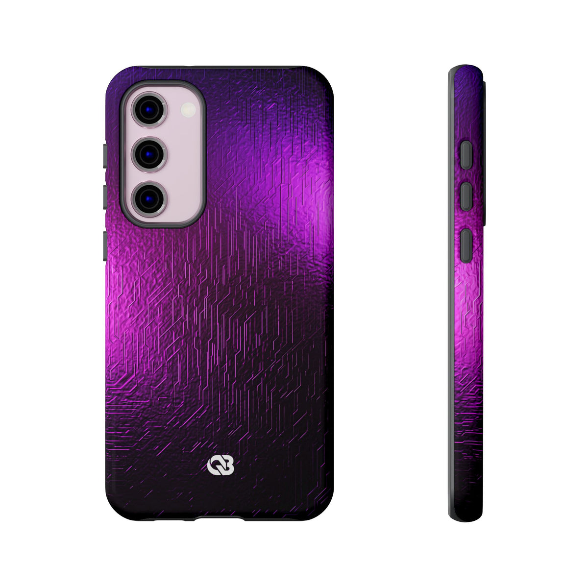 Violet Cyber Circuit · Tough Phone Case for Samsung · Purple