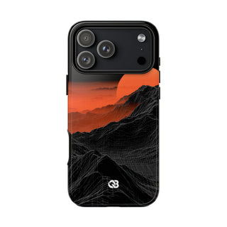 Solar Ridge Mesh · Tough Phone Case for iPhone · Black