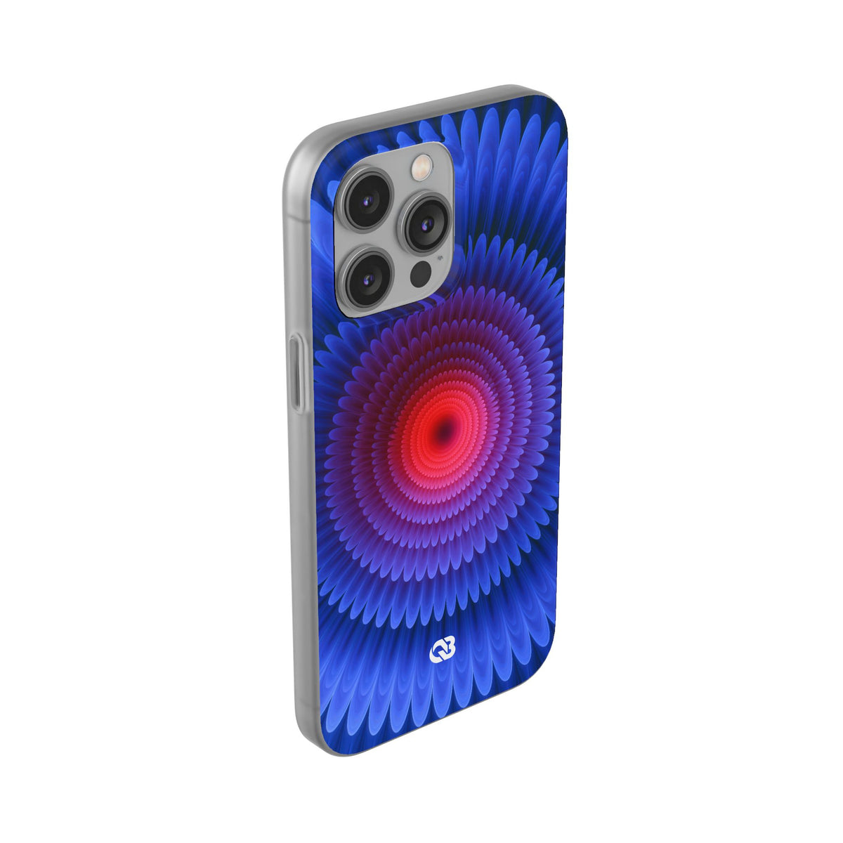 Radial Spectrum Bloom · Lite Phone Case for iPhone ·  Blue