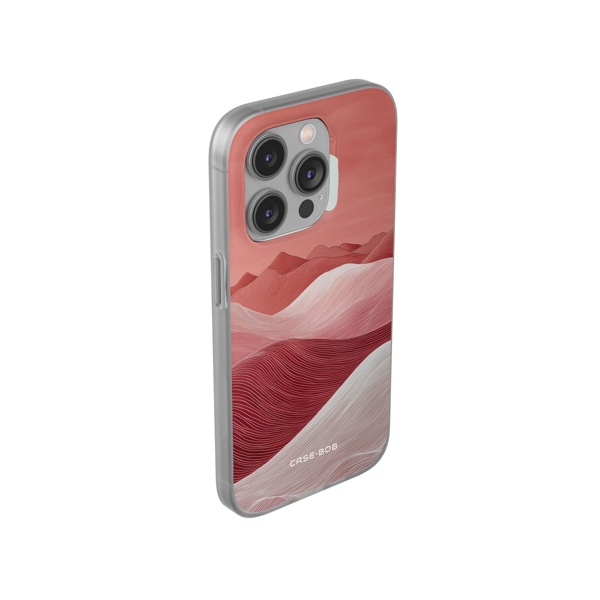White Orb Dunes iPhone 14 Pro Case - Soft