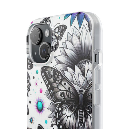 Butterfly Bloom iPhone 15 Plus Case - Soft