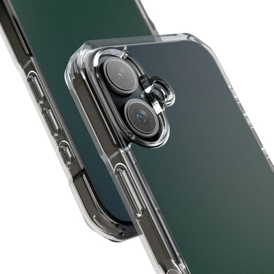 Green Impact MagSafe Phone Case for iPhone - Midnight Pine Horizon