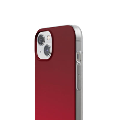 Red Lite Phone Case for iPhone - Crimson Velvet Fade