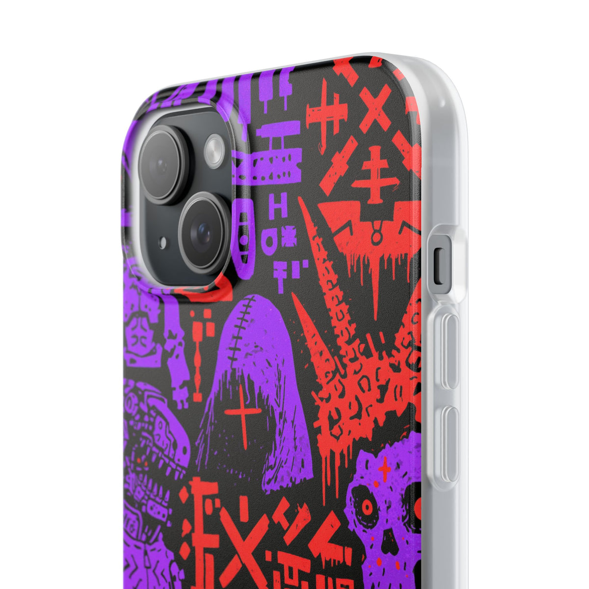 Underground Cyber Glyphs · Lite Phone Case for iPhone ·  Black