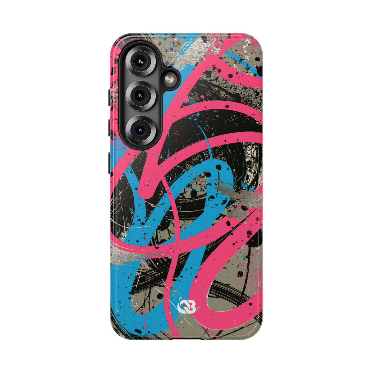 Cyber Splatter Flow · Tough Phone Case for Samsung · Pink