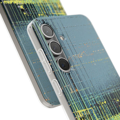 Acid Raster Circuit · Lite Phone Case for Samsung · Teal