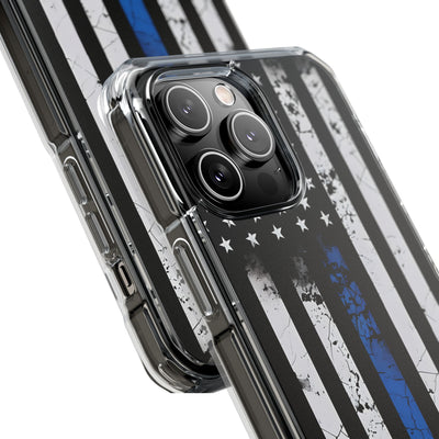 Gritty Cobalt Flag · Impact Phone Case for iPhone · Magsafe