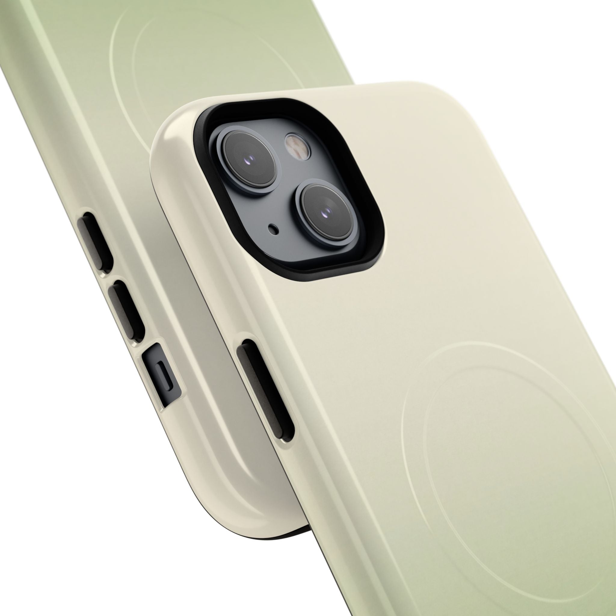 Green Tough 2.0 Magsafe Phone Case for iPhone - Bone Sage Fade