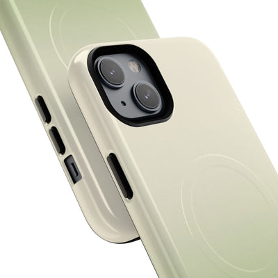 Green Tough 2.0 Magsafe Phone Case for iPhone - Bone Sage Fade